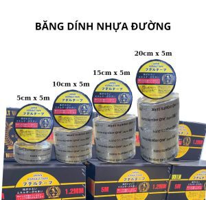 Bảng kích thước băng dính nhựa đường Nano Number One 5cm 10cm 20cm