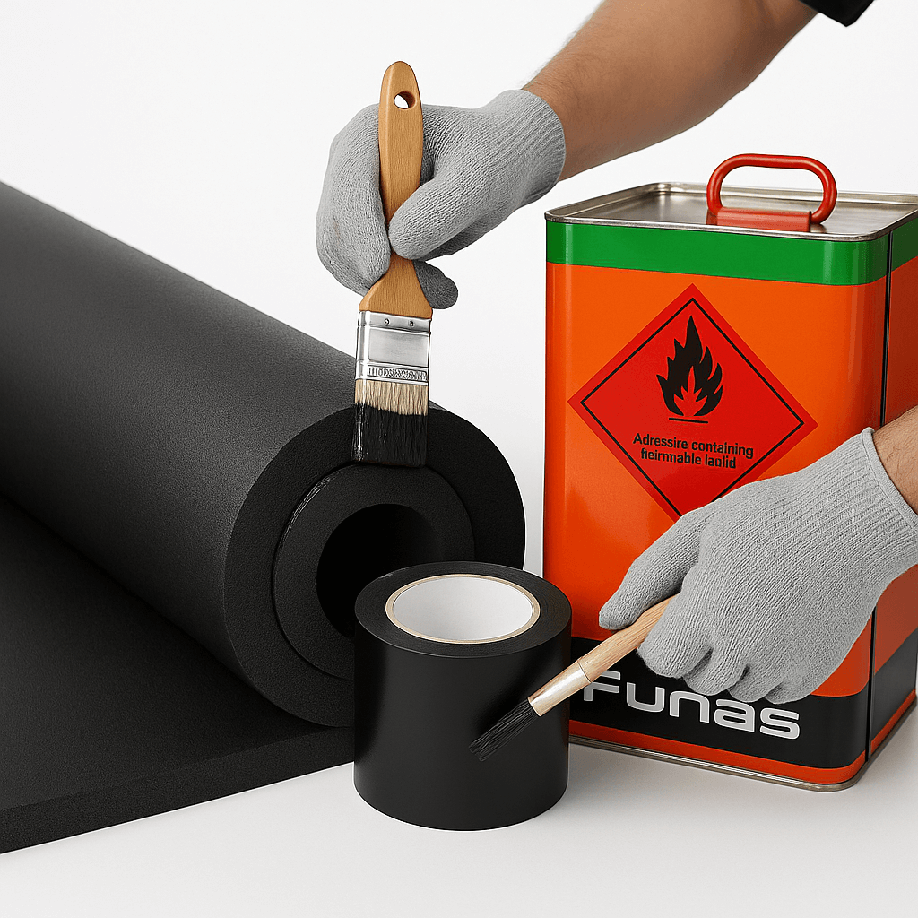 Keo Dán Bảo Ôn Funas – Bám Dính Siêu Chắc, Chống Thấm, Chống Cháy Lan HVAC - Hình ảnh 5