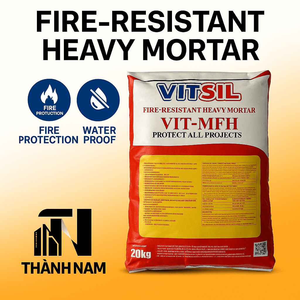 Vữa chống cháy VIT-MFH Tỷ trọng nặng