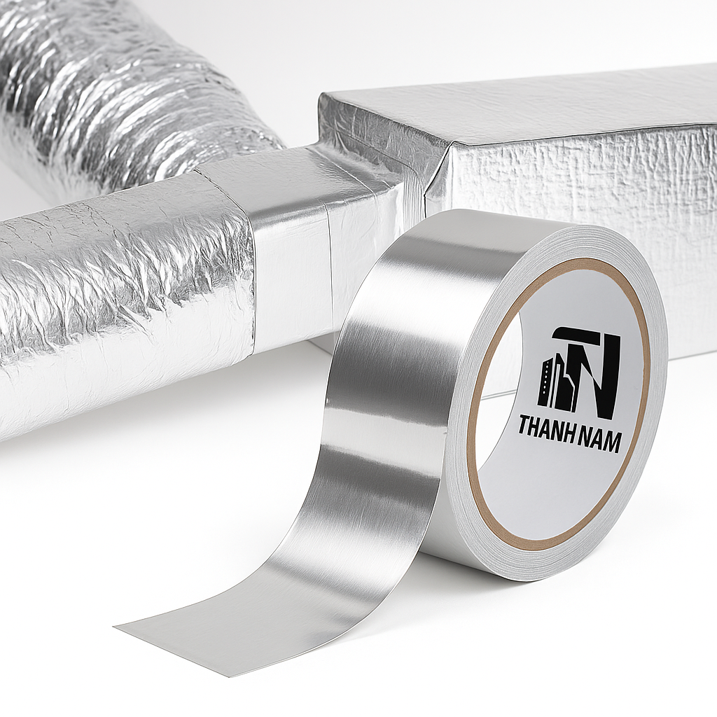 Băng keo nhôm bạc chịu nhiệt – Thành Nam EC