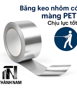 Băng keo nhôm màng PET chịu lực cao – Thành Nam EC