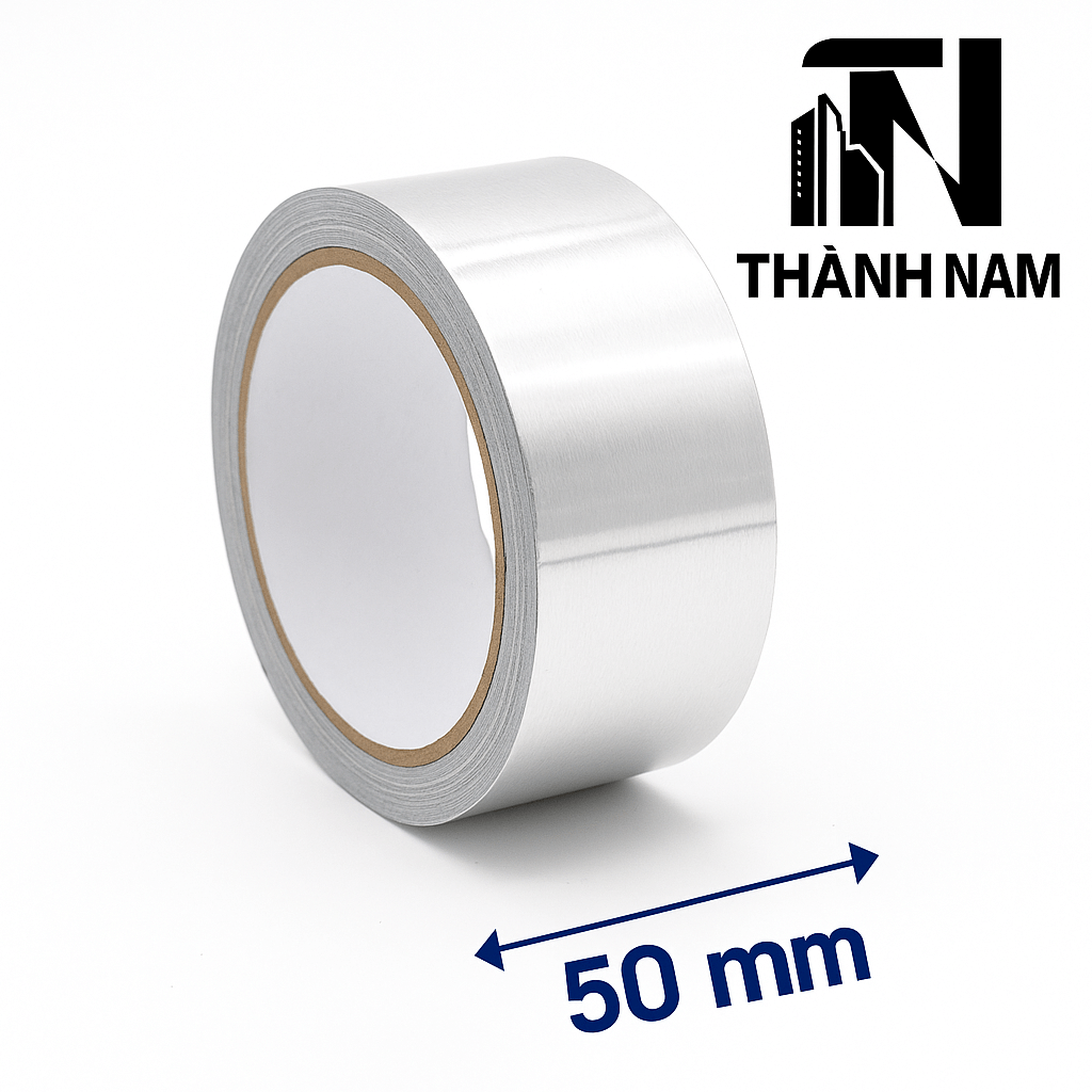 Băng keo nhôm có màng PET 50mm – Thành Nam EC