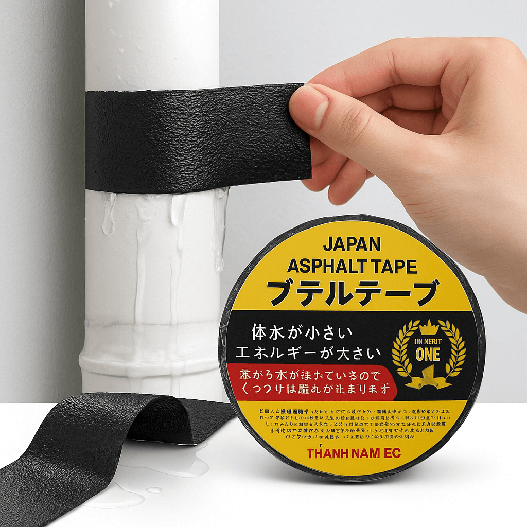 Băng Dính Nhựa Đường Nano Number One - Chống Thấm, Chịu Nhiệt Tốt - Hình ảnh 2