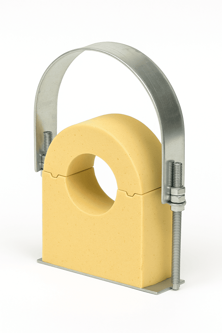 Gối đỡ PU Foam chiller – Cách nhiệt, chống cháy, siêu bền