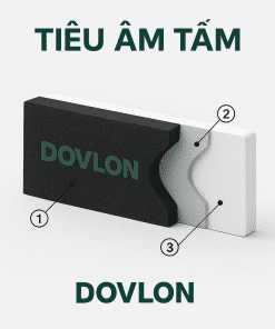 tấm tiêu âm dovlon – sound absorption sheet